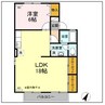 ロイヤルパレス　Ａ 1LDKの間取り