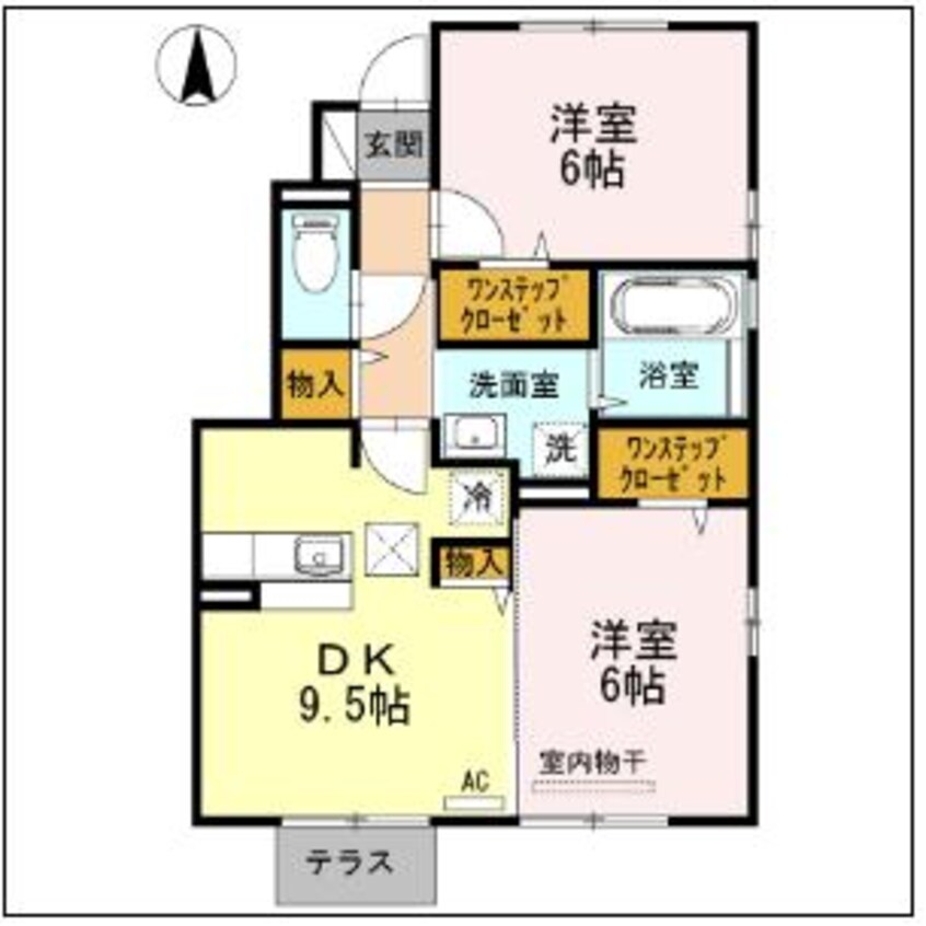 間取図 ヴィレッジロイヤル白鳥