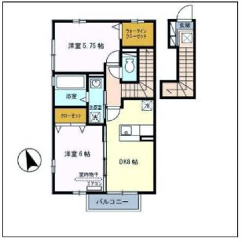 間取図 クレスト　B