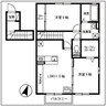 ハウスさわ 2LDKの間取り