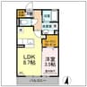PeaceCabin 1LDKの間取り