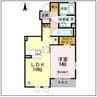 クレアトゥール柏　A 1LDKの間取り