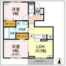 アルセフィナ 2LDKの間取り