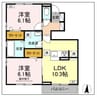 アルセフィナ 2LDKの間取り