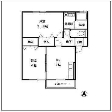 間取り図 メゾンフローラ