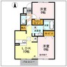 コンフォート泉 2LDKの間取り