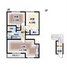 メゾンドTWO 2LDKの間取り
