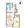ラピュタ 1LDKの間取り
