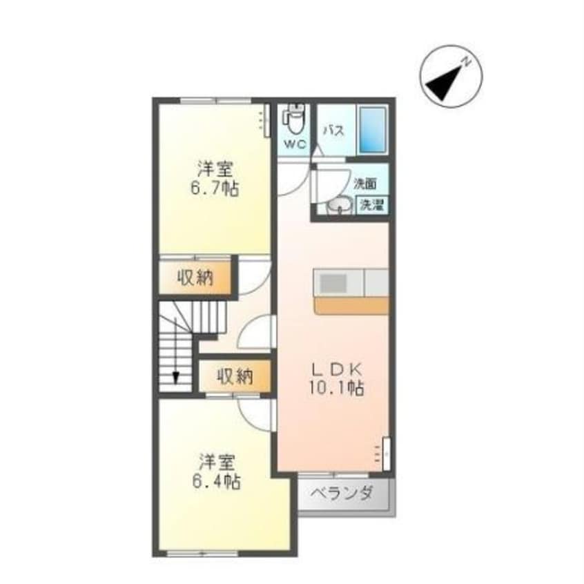 間取図 カンタービレ