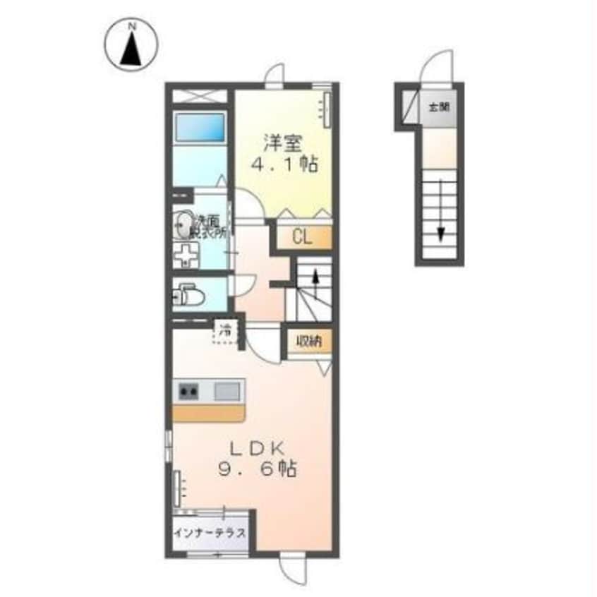 間取図 カルペ・ディエム