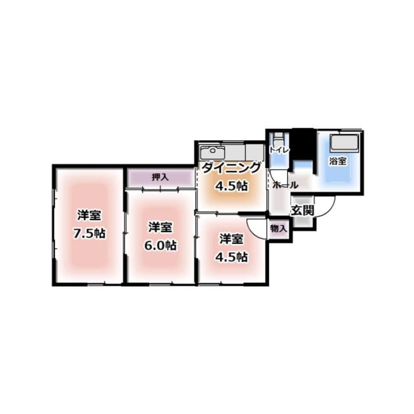 間取図 加藤アパート