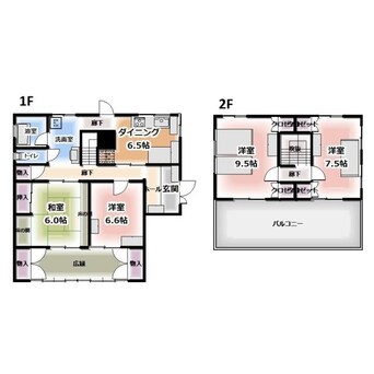 間取図 明治団地新妻貸家