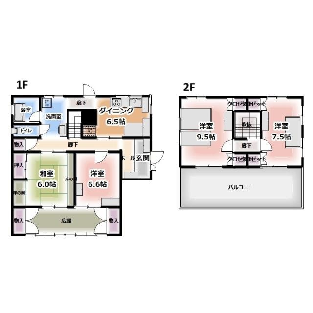 間取り図 明治団地新妻貸家