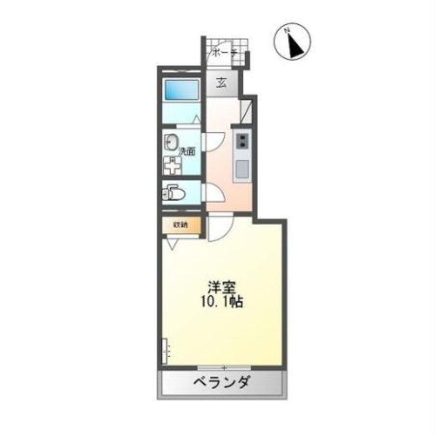 間取図 ロゼリア