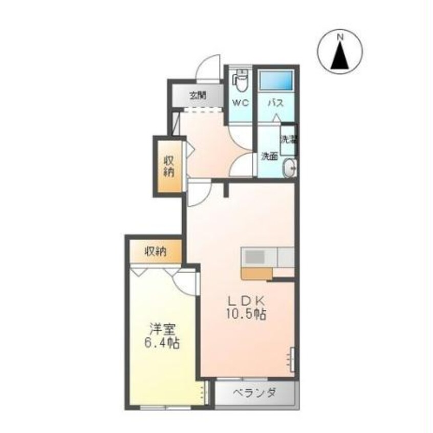 間取図 ソレイユコート