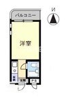 アルファ二番町 1Rの間取り
