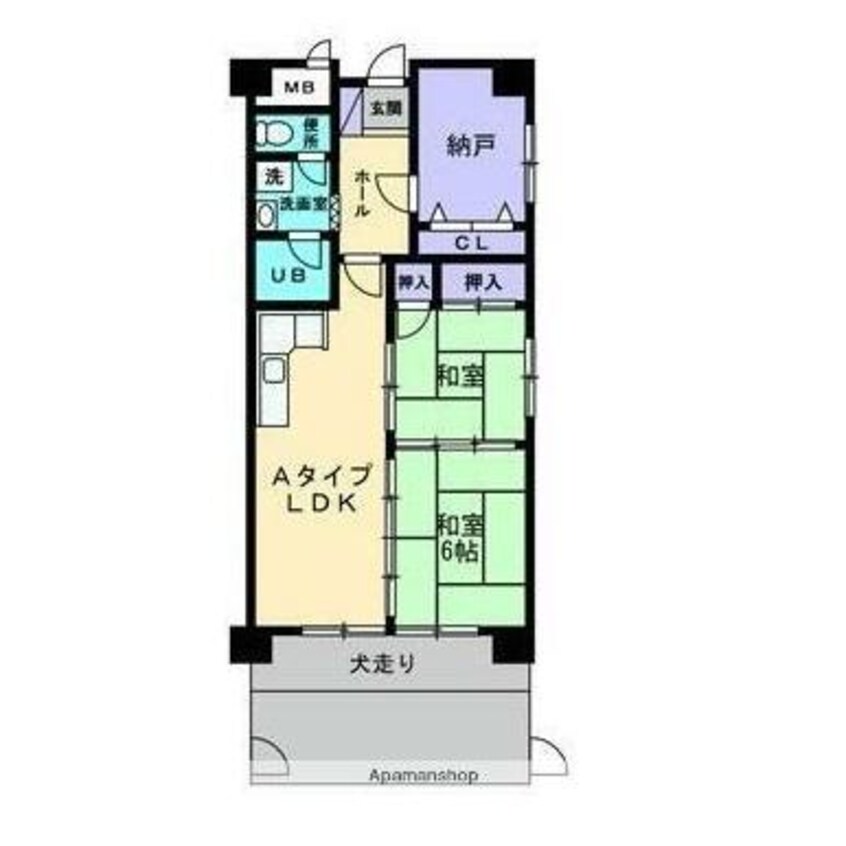 間取図 マイハウス屋島