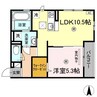 モンレーヴ 1LDKの間取り