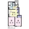 未来 2DKの間取り