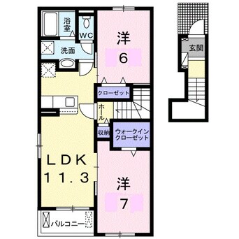 間取図 プレッソ太田Ⅲ