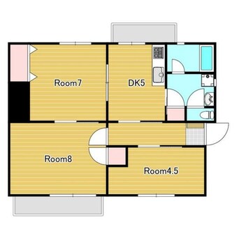 間取図 フォルトゥーナ新北