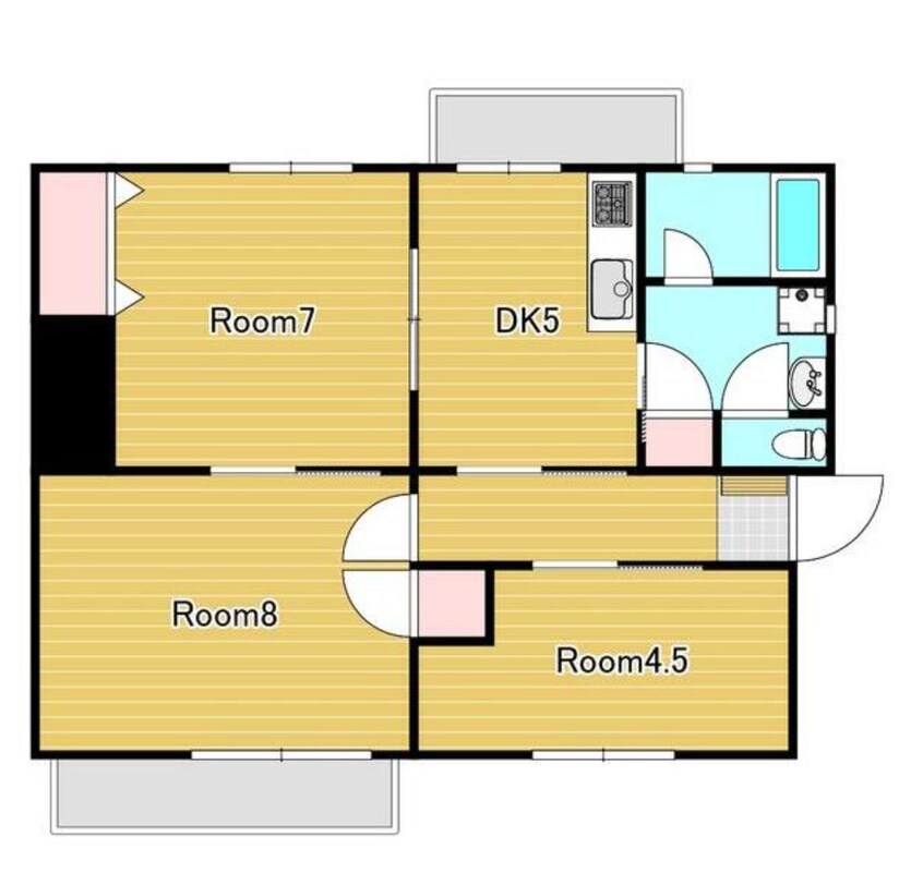 間取図 フォルトゥーナ新北