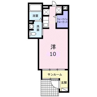 間取図 メゾン　ド　フルールⅡ