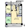 ダイアパレス古新町 2LDKの間取り