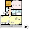 桜サライ 1LDKの間取り