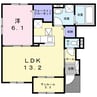 エスポワール谷町　Ｂ 1LDKの間取り