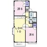エム・エトアール　Ａ 2LDKの間取り