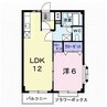 エルディム川善 1LDKの間取り