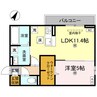 クライノートA 2LDKの間取り