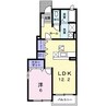 グレイスフルＣ 1LDKの間取り