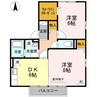 ヴェルナーレ香西東 2DKの間取り