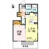 グランツ松島D 1LDKの間取り