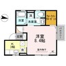 メゾン室町 1Kの間取り