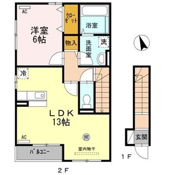間取図 ピースタウン川東