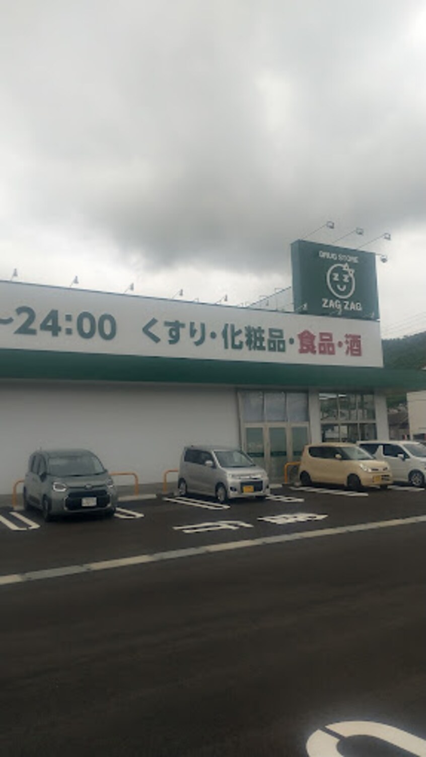 ザグザグ屋島西町店(ドラッグストア)まで507m ナーブ屋島　B棟