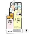 ZEFIRO 1LDKの間取り