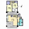 キュービックパレス 2LDKの間取り