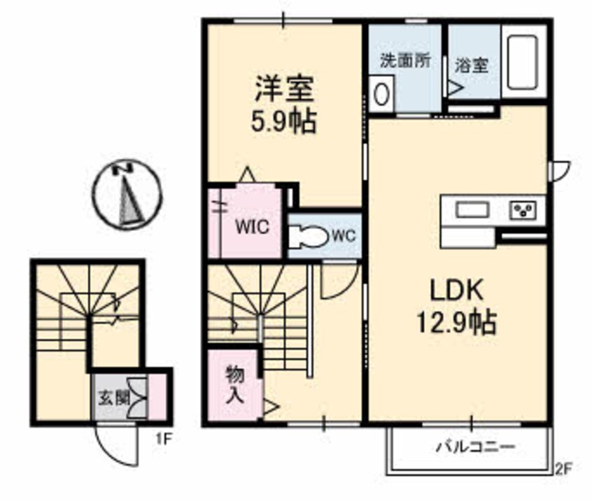 間取図 ディアメゾン