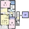 ラベリーズ・八幡 2LDKの間取り