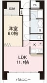 Aty（アティ） 1LDKの間取り
