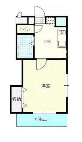 間取図 エスポワールⅠ田井