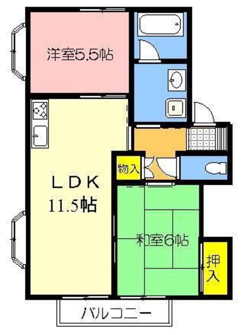 間取図 フレグランス桜町