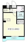 なかよしマンション 1Rの間取り