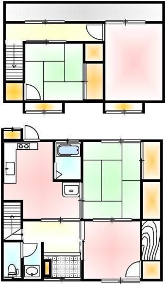 間取図 扇町　一戸建て