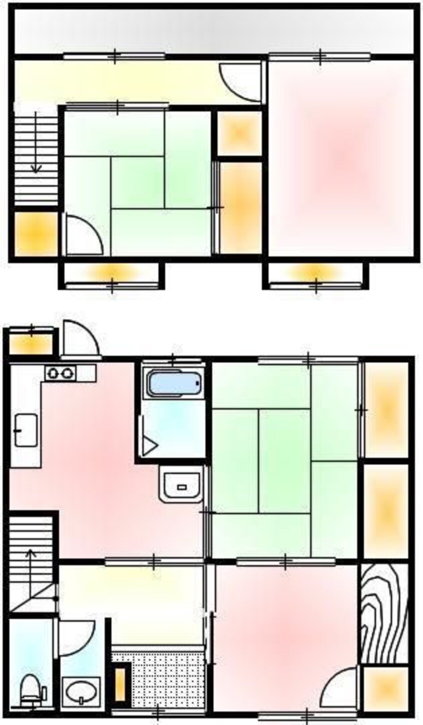 間取図 扇町　一戸建て