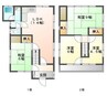 植村貸家 4LDKの間取り